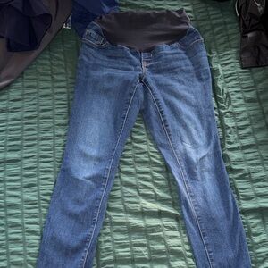 Old Navy Blue Maternity Jeggings